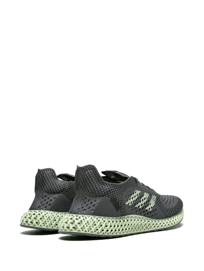 Shop Adidas Originals Consortium 4d Runner "friends And Family" Sneakers In Grey