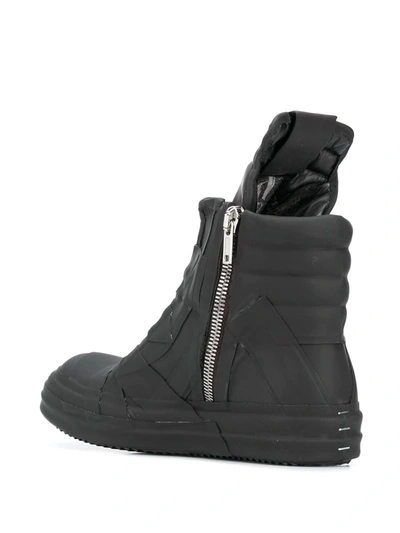 Shop Rick Owens Performa Geobasket Ankle Boots In Black