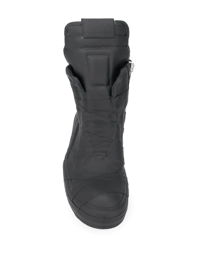 Shop Rick Owens Performa Geobasket Ankle Boots In Black