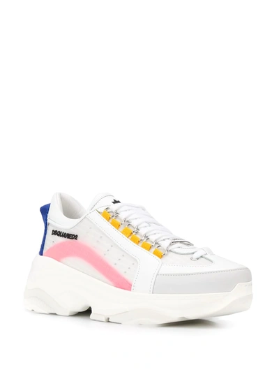 Shop Dsquared2 Bumpy 551 Chunky Sneakers In White