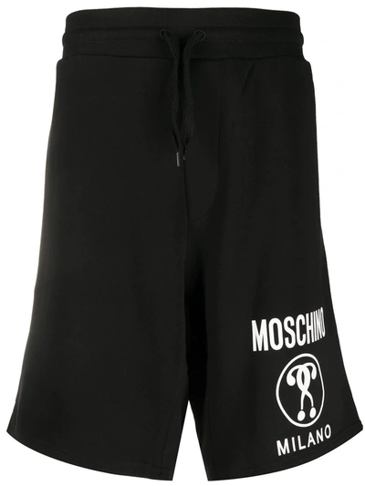DOUBLE QUESTION MARK LOGO TRACK SHORTS
