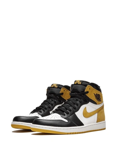 Shop Jordan Air  1 Retro High Og "yellow Ochre" Sneakers In White