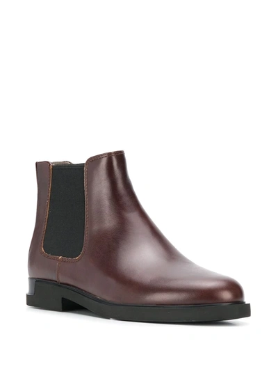 Shop Camper Iman Ankle Boots In Medium Brown