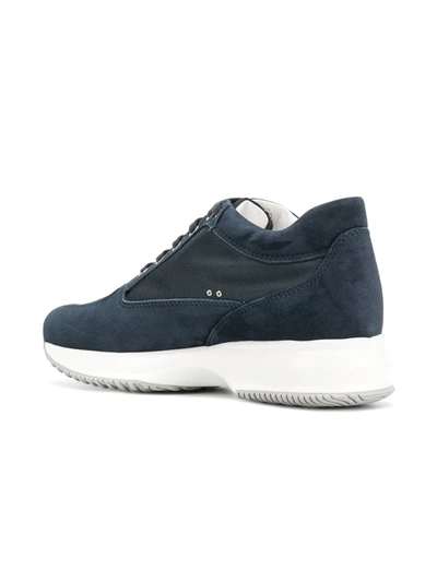 Hogan Interactive Low-top Sneakers In Blue