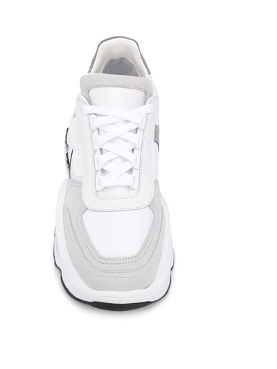 Shop Dsquared2 Colour Block Sneakers In White