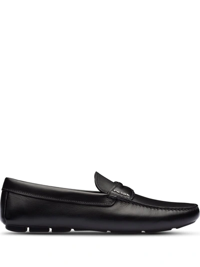 Leather Slip-on Loafers Multi-colored | ModeSens