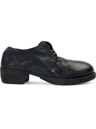 Shop Guidi Lace-up Shoes In Black