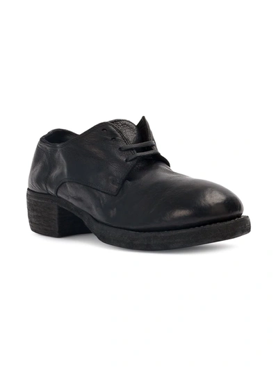 Shop Guidi Lace-up Shoes In Black