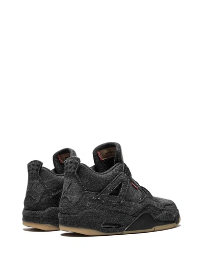 Shop Jordan X Levi's Air  4 Retro Nrg "black Levis" Sneakers