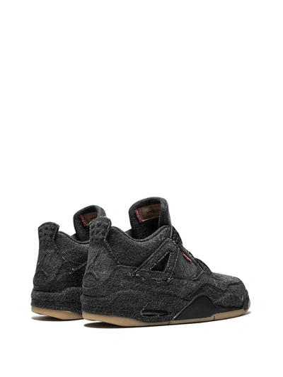 Jordan X Levi's Air  4 Retro Nrg "black Levis" Sneakers In Black