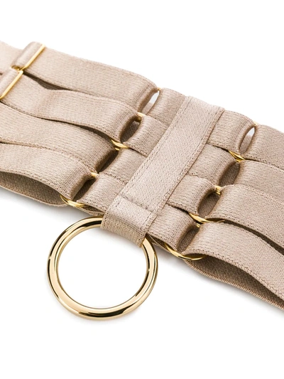 Bordelle Allegra Strap Garters In Neutrals
