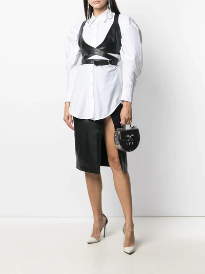 Manokhi Megan Bustier Top In Black