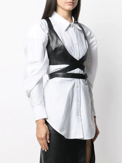 Manokhi Megan Bustier Top In Black