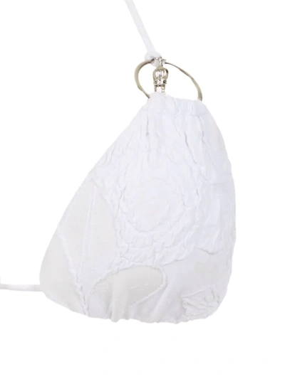 Amir Slama Bikini With Metallic Details In White