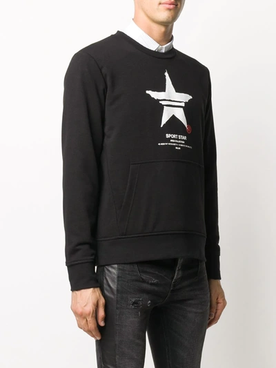 Shop Neil Barrett Graphic-print Sweatshirt In Black