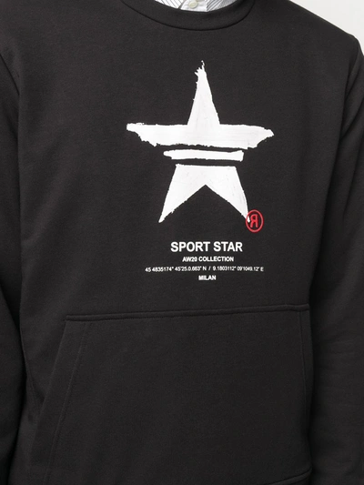 Shop Neil Barrett Graphic-print Sweatshirt In Black