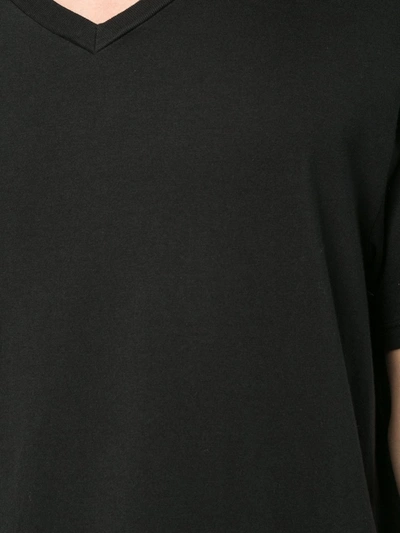 Shop Save Khaki United Relaxed V-neck T-shirt In Black