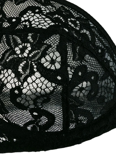 Gilda & Pearl Emelia Vintage Lace Bra In Black