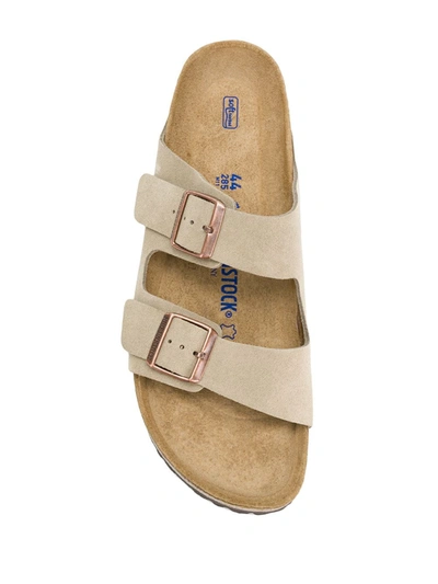 Shop Birkenstock Double-strap Sandals In Neutrals