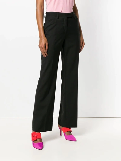 Pre-owned Dolce & Gabbana Bootcut Tailored Trousers In Black