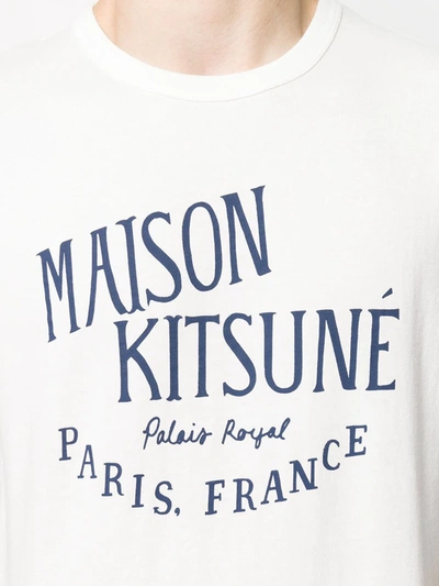 Shop Maison Kitsuné Maison Kitsune T-shirt In Neutrals
