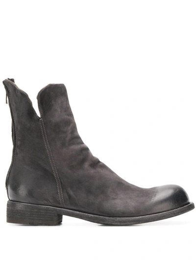 Shop Officine Creative Hubble Boots In Grey