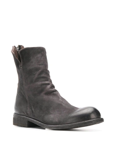 Shop Officine Creative Hubble Boots In Grey