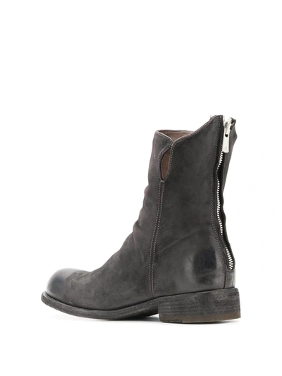 Shop Officine Creative Hubble Boots In Grey