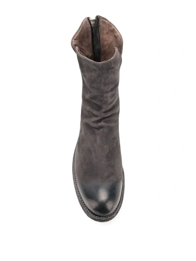 Shop Officine Creative Hubble Boots In Grey