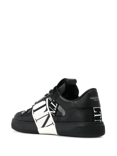 Shop Valentino Vltn Sneakers In Black