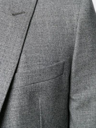 Pre-owned Giorgio Armani 1990's Classic Blazer In Grey