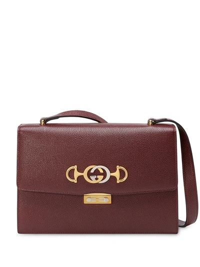 Shop Gucci Marmont Shoulder Bag In Red