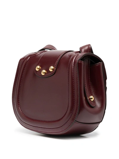 Shop Dolce & Gabbana Dg Plaque Saddle Bag In Red