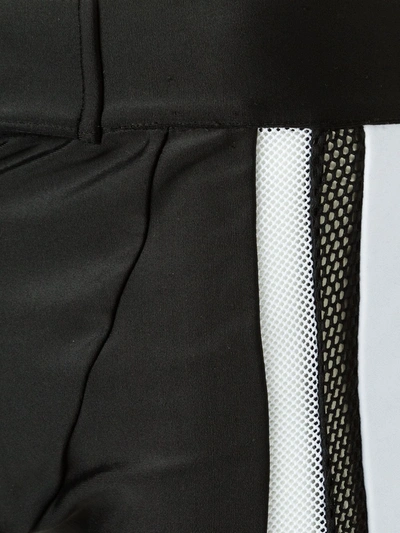 Shop Amir Slama Mesh Panelled Trunks In Black