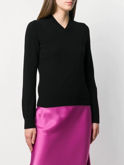 Comme Des Garçons Play Classic Knit Sweater In Black