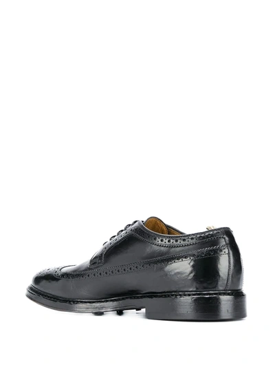 Shop Officine Creative Lace-up Brogues In Black