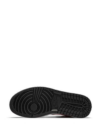 Shop Jordan Air  1 Mid "siren Red" Sneakers In Black