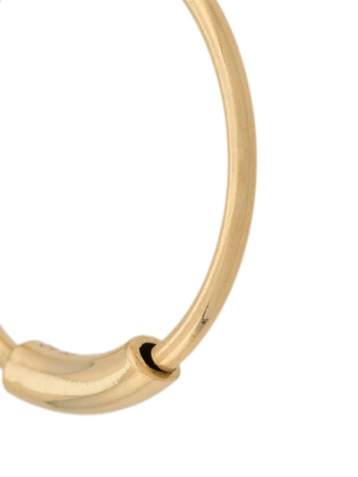 Shop Maria Black Basic S Hoop Earrings In Gold