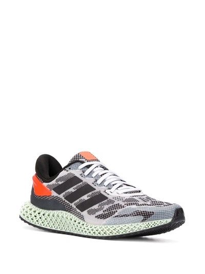 Shop Adidas Originals 4d Run 1.0 Sneakers In Grey