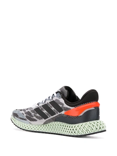 Shop Adidas Originals 4d Run 1.0 Sneakers In Grey