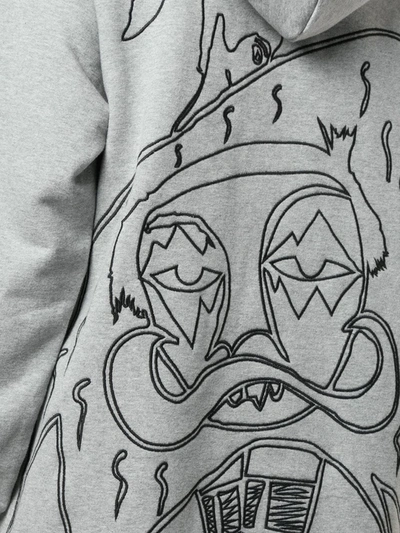 Haculla Pardon Extended Hoodie In Grey