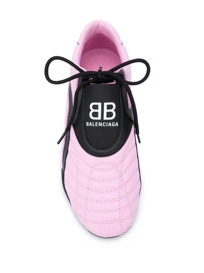 Shop Balenciaga Zen Sneakers In Pink