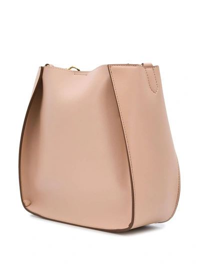 Shop Stella Mccartney Stella Logo Shoulder Bag In Neutrals