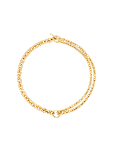 Shop All Blues 18kt Gold Double Mix Chain Necklace