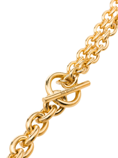 Shop All Blues 18kt Gold Double Mix Chain Necklace