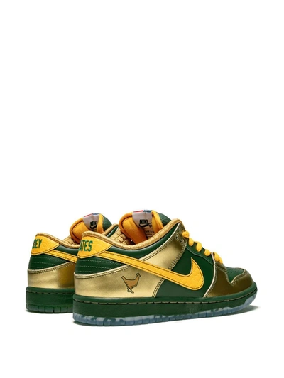 Shop Nike X Doernbecher Sb Dunk Low Qs "joey Bates" Sneakers In Green