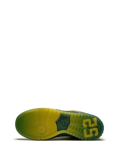 Shop Nike X Doernbecher Sb Dunk Low Qs "joey Bates" Sneakers In Green