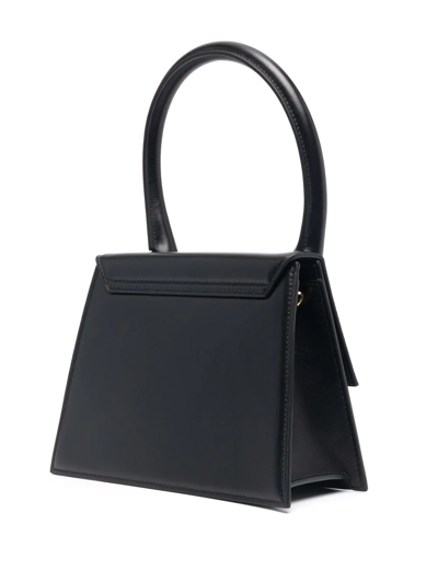 Shop Jacquemus Le Grand Chiquito Tote Bag In 黑色