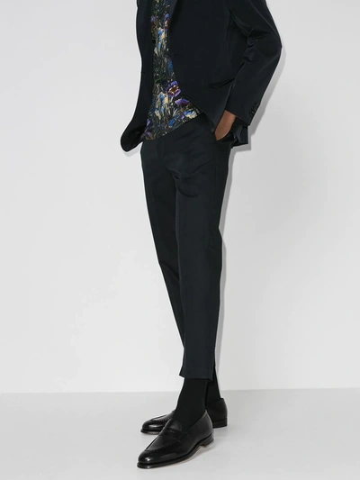 Grenson Black Lloyd Leather Loafers In Black