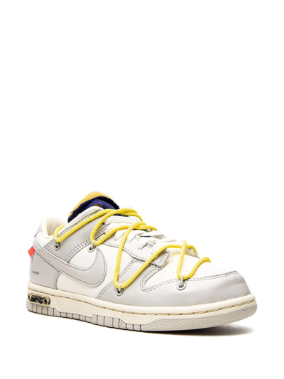 Nike X Off-white Dunk Low Sneakers In Grey